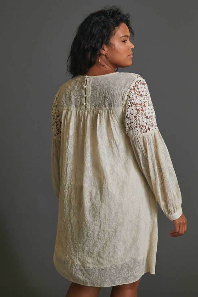 Josephine Lace Tunic Dress | Anthropologie