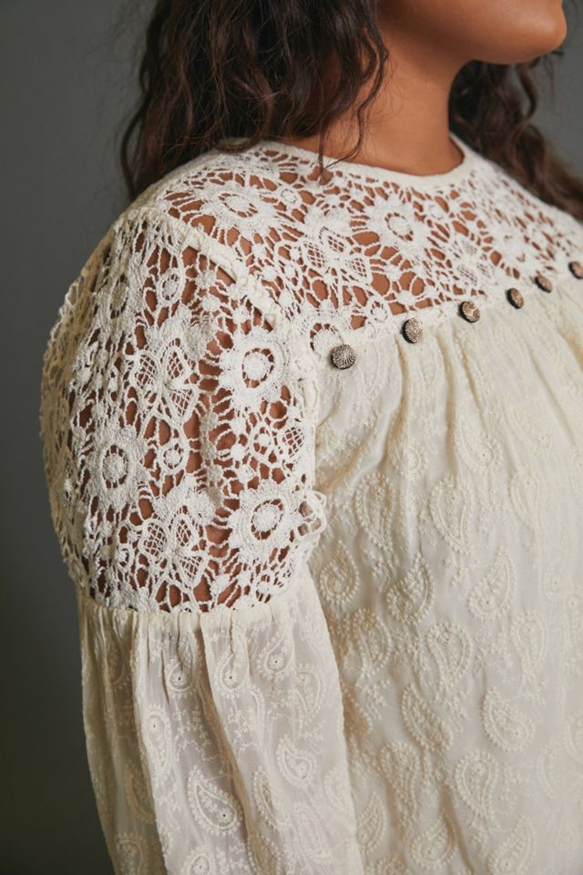 Josephine Lace Tunic Dress | Anthropologie