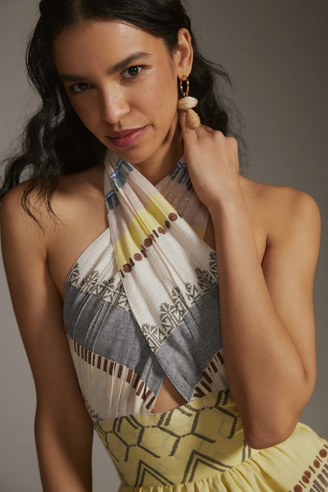 Verb by Pallavi Singhee Halter Maxi Dress | Anthropologie