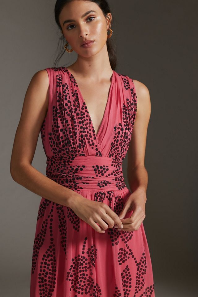 Verb by Pallavi Singhee V-Neck Ombre Maxi Dress #2