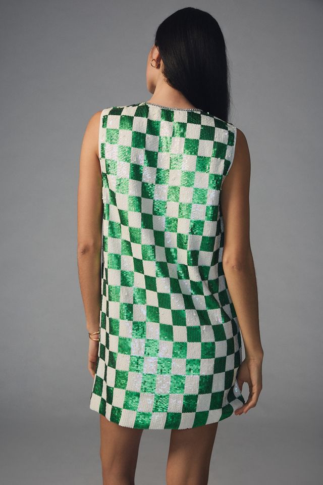 Verb by Pallavi Singhee Checkered Shift Dress #1