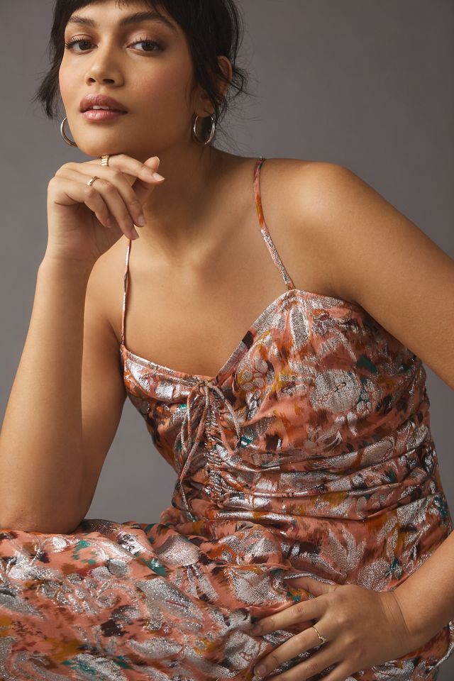 verb by pallavi singhee ruched maxi dress Verb by Pallavi Singhee Ruched Maxi Dress