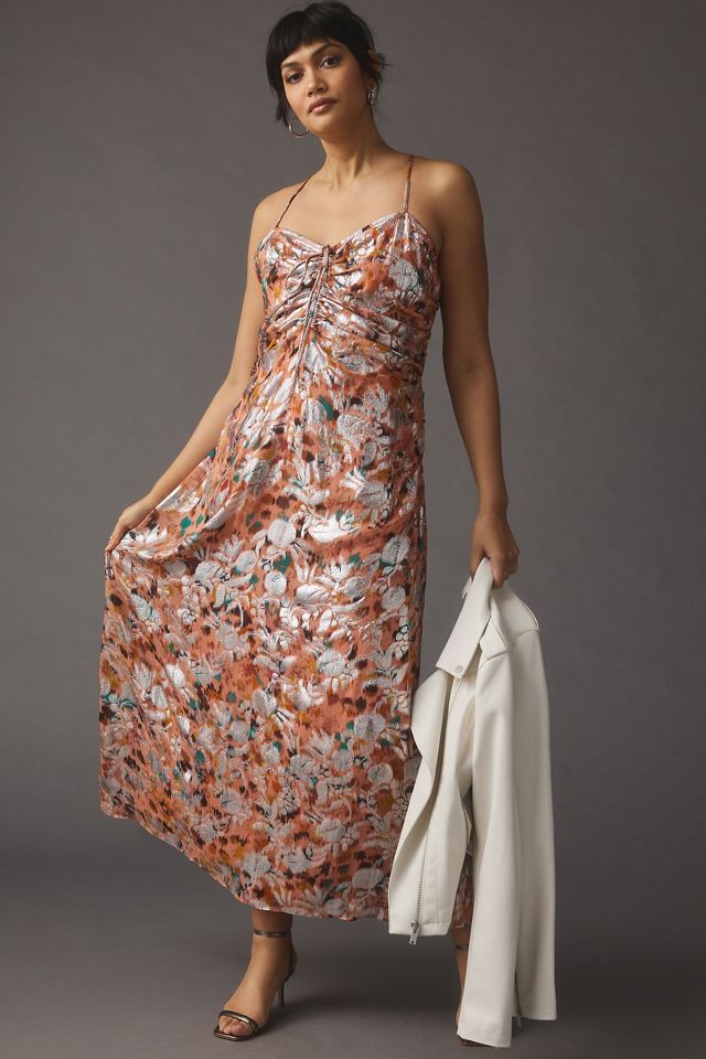 verb by pallavi singhee sleeveless v-neck lace maxi dress undefined