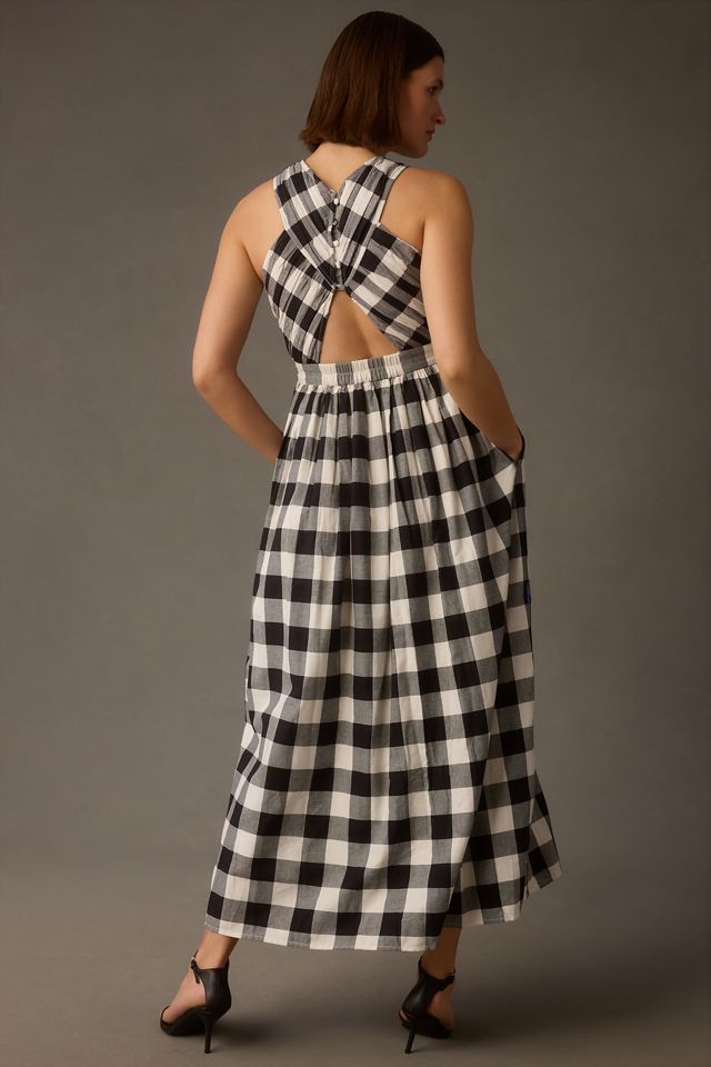Verb by Pallavi Singhee Gingham Halter Dress #1