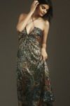 verb by pallavi singhee halter cutout sequin midi dress Verb by Pallavi Singhee Halter Cutout Sequin Midi Dress