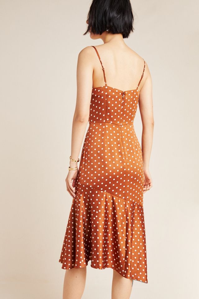 Josie Polka Dot Slip Dress | Anthropologie