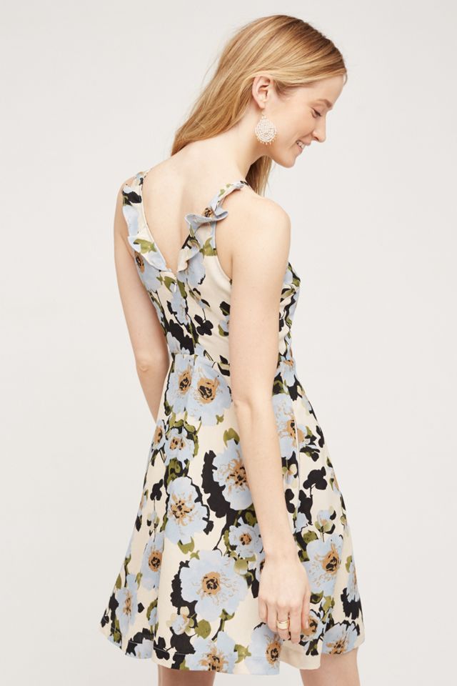 Ruffled Cassis Dress #1