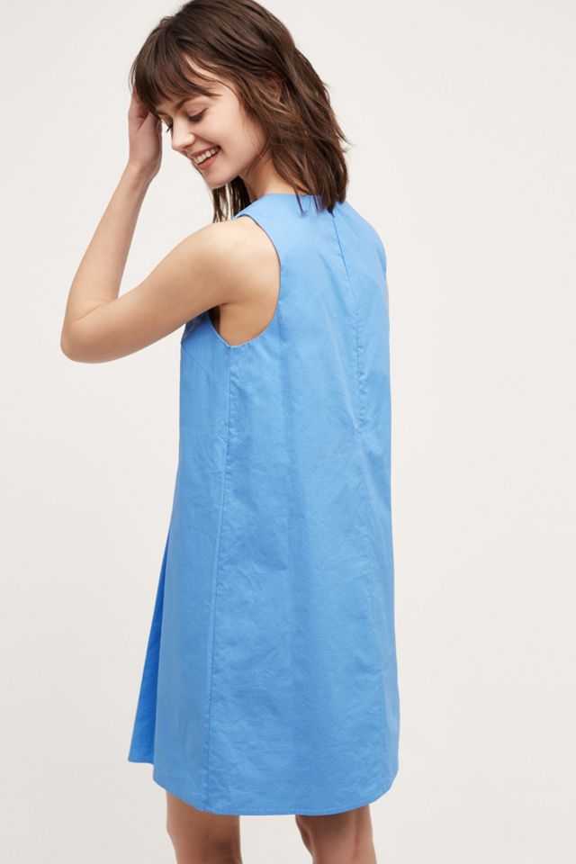Pintucked Poplin Dress #1