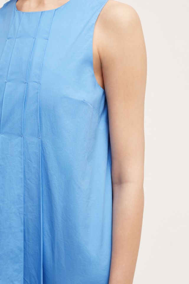 Pintucked Poplin Dress #2