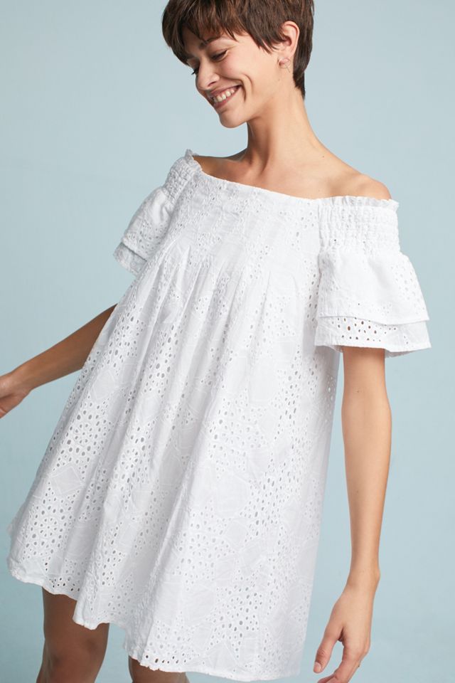 Carter Off-The-Shoulder Swing Dress #1