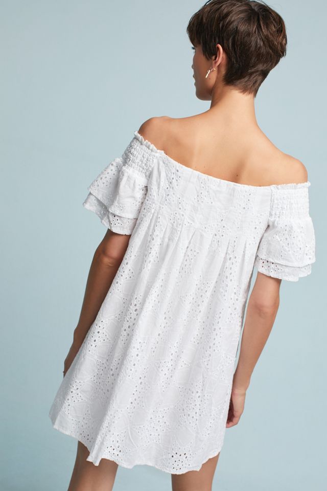 Carter Off-The-Shoulder Swing Dress #4