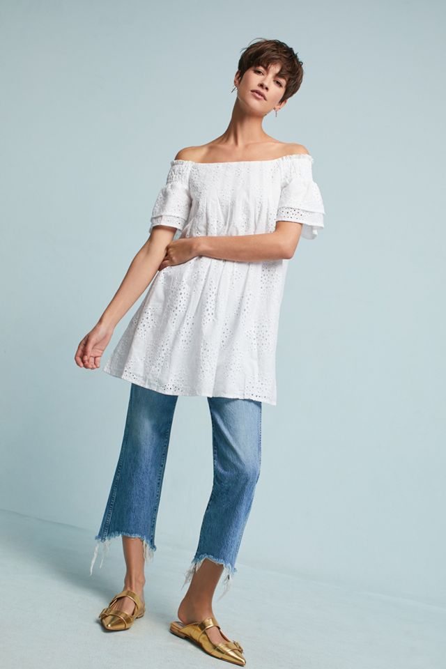 Carter Off-The-Shoulder Swing Dress #5