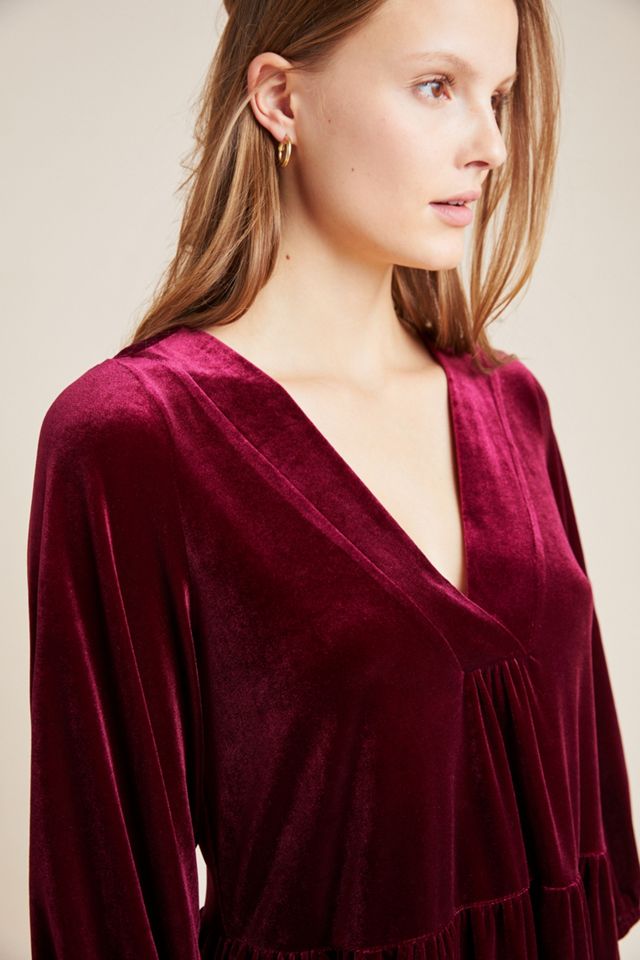 Greta Velvet Tunic #1
