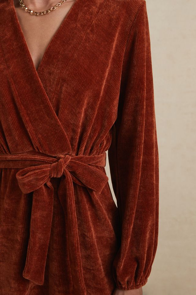 Burgundy Mini Dress #1