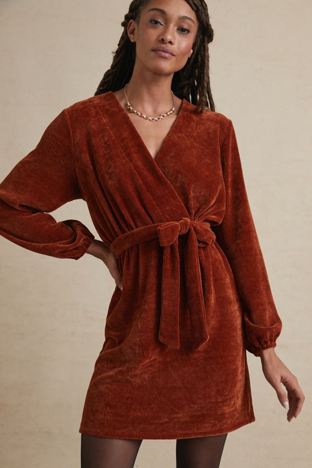 Burgundy Mini Dress #3