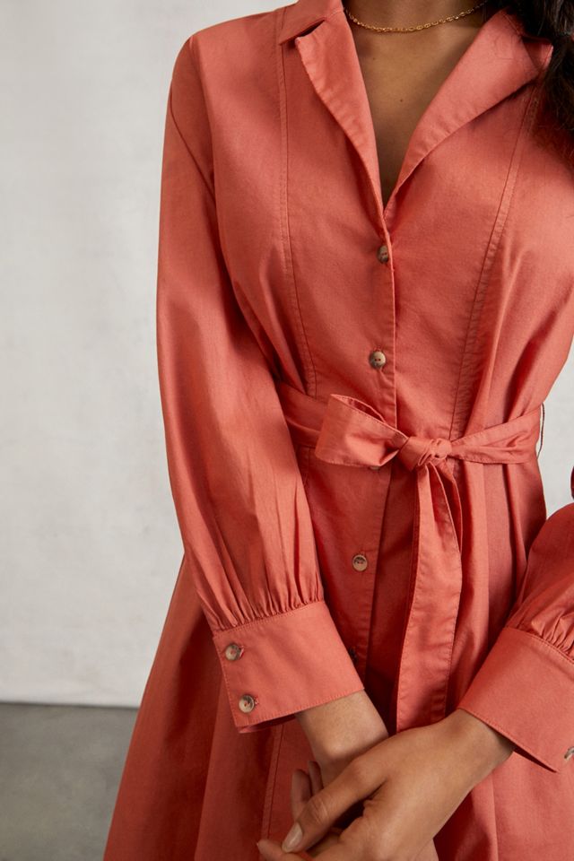 Rafia Mini Shirtdress #2