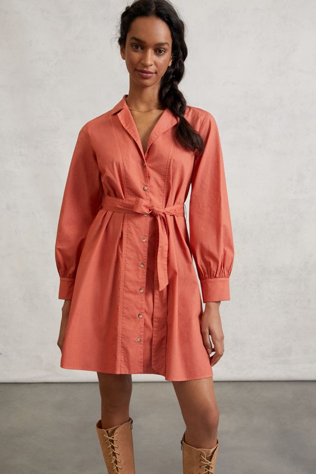Rafia Mini Shirtdress #3