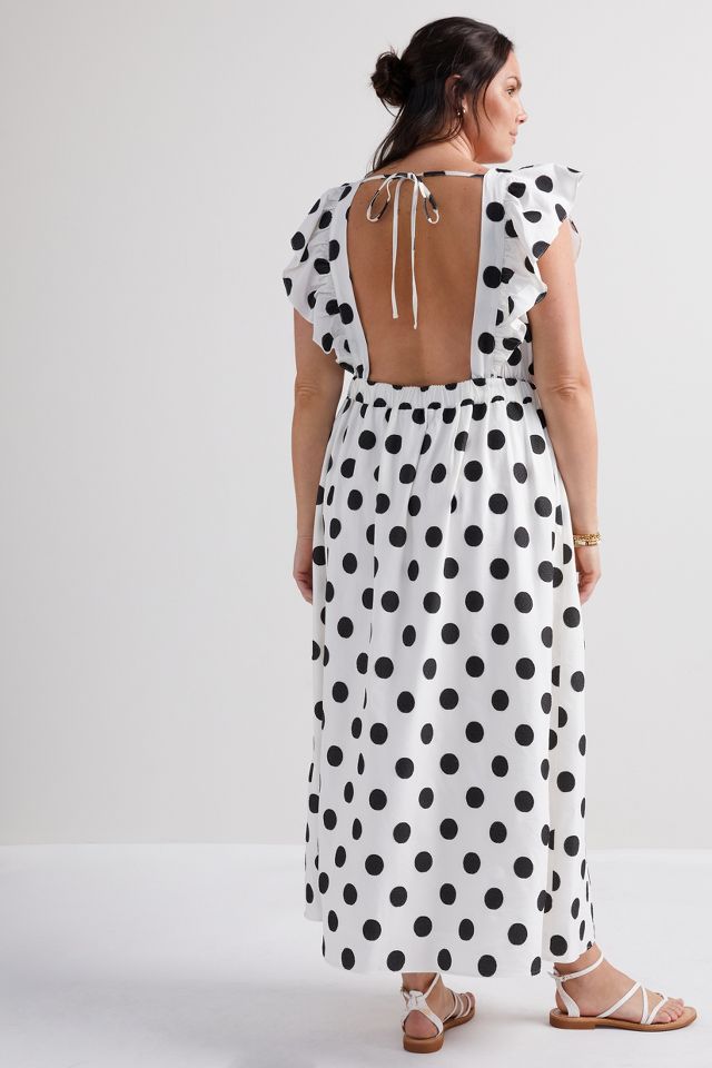 Anthropologie polka cheap dot dress