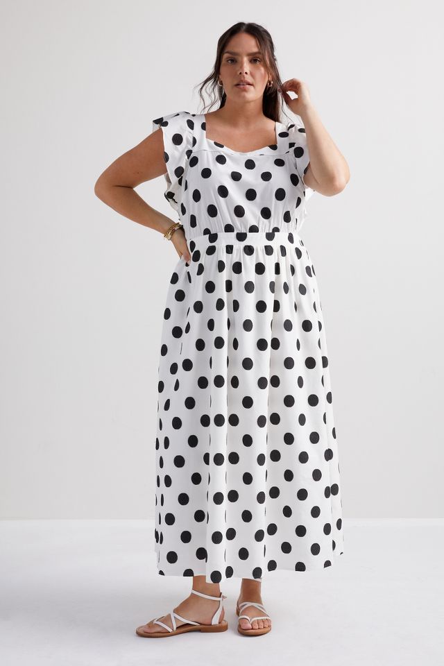 Polka Dot Maxi Dress