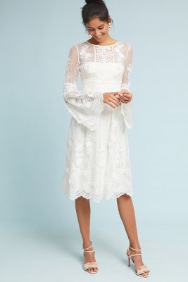 ml monique lhuillier white dress