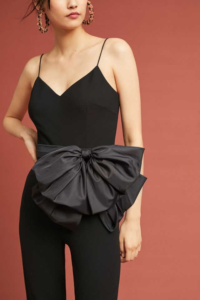 ML Monique Lhuillier Bow-Tied Jumpsuit #2