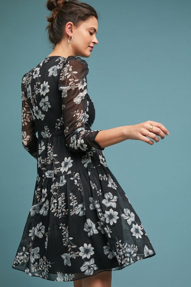 ML Monique Lhuillier Caterina Drop-Waist Dress #1