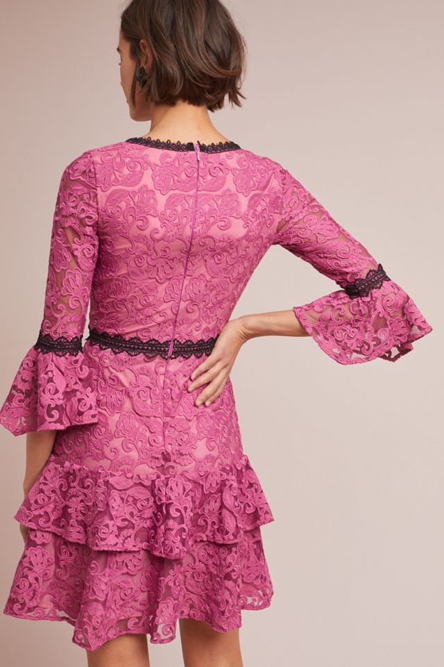 ML Monique Lhuillier Ines Lace Mini Dress | Anthropologie