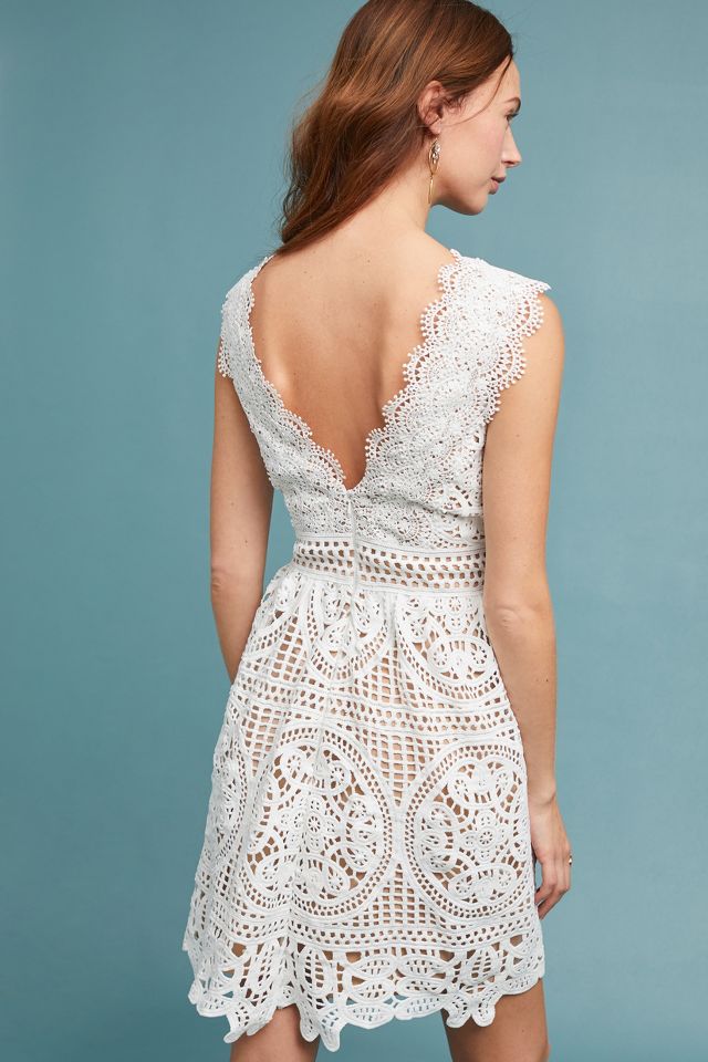 ML Monique Lhuillier Yolande Lace Dress