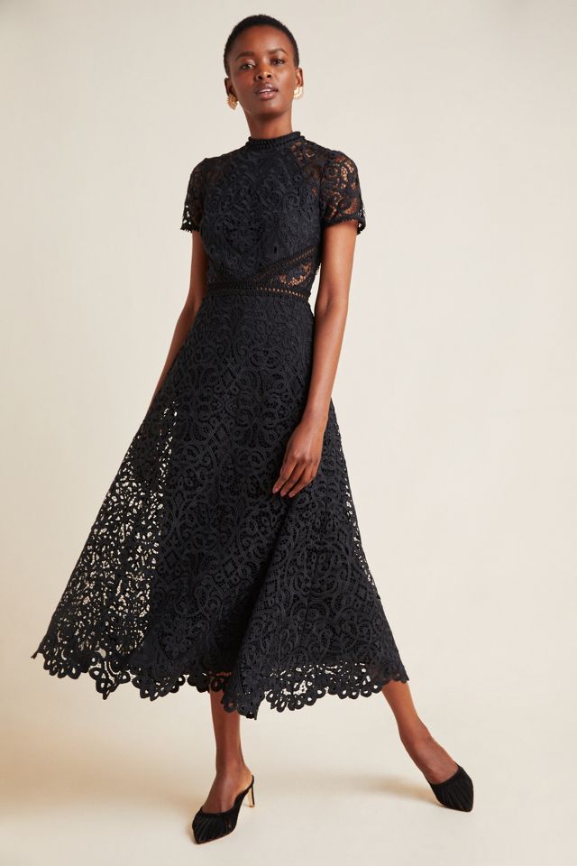 Ml monique lhuillier hot sale lace cocktail dress