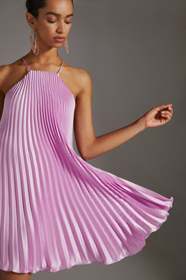 ml monique lhuillier pleated short-sleeve midi-dress Pleated Short-Sleeve Midi-Dress  On Sale Now with Up to 67% Off