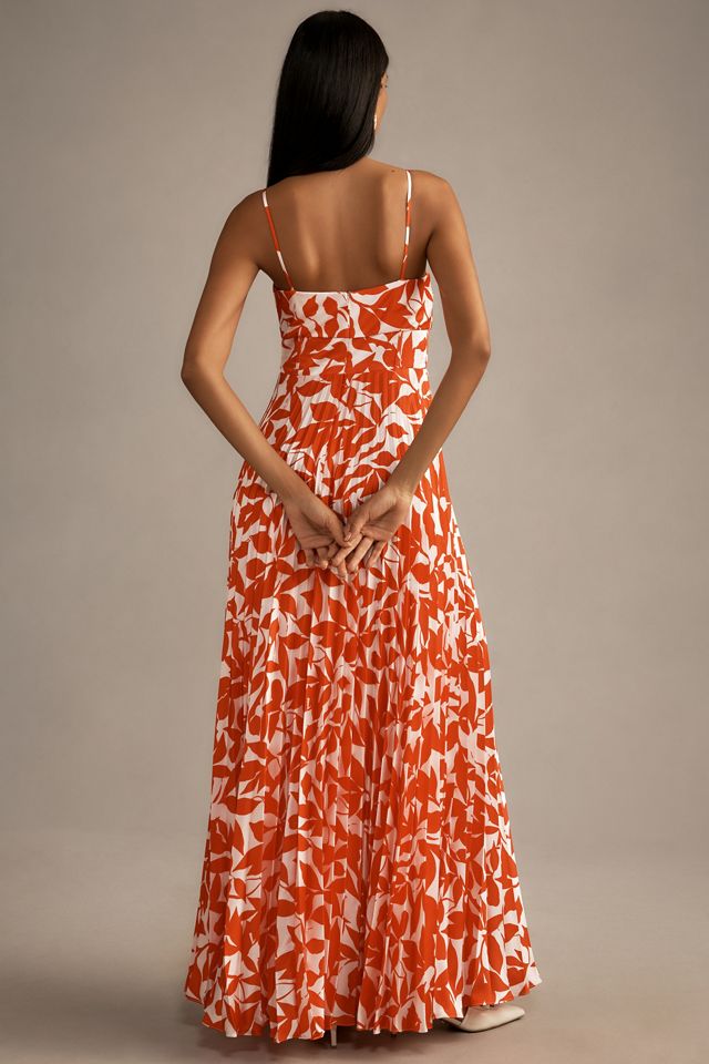 ML Monique Lhuillier Cameron Sleeveless Sweetheart Maxi Dress #1