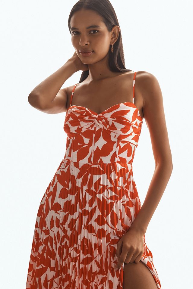 ML Monique Lhuillier Cameron Sleeveless Sweetheart Maxi Dress #3