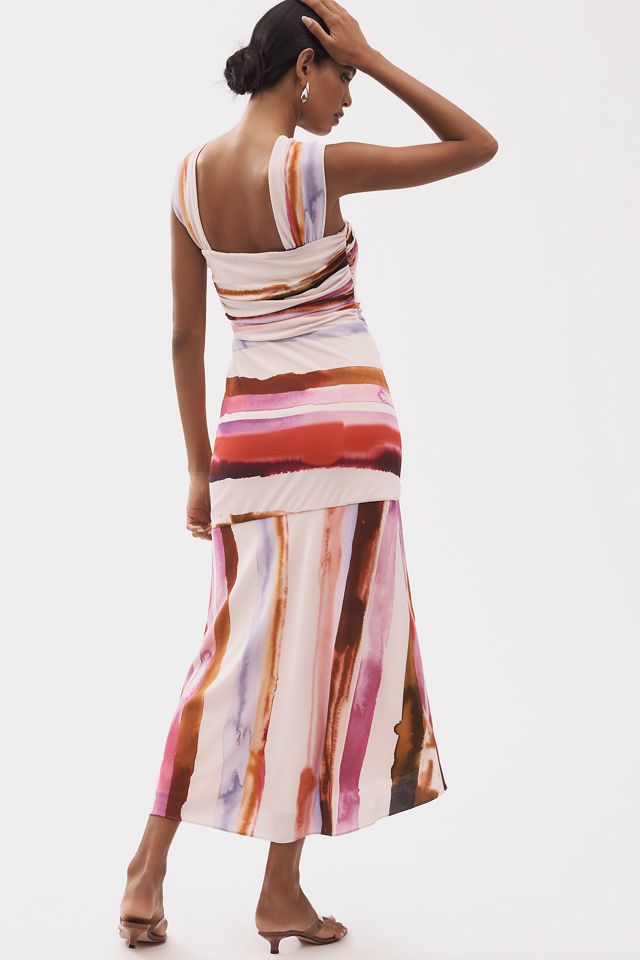 AMUR Casi Printed Jersey Maxi Dress #2