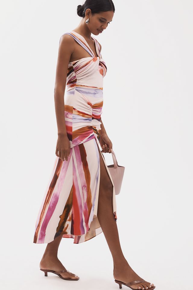 AMUR Casi Printed Jersey Maxi Dress #3