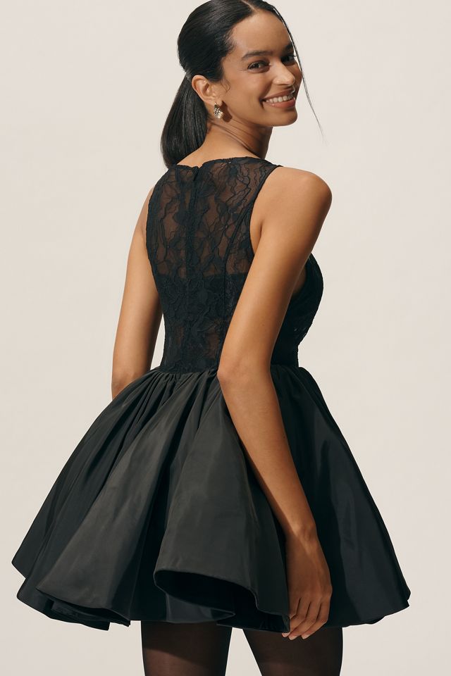 AMUR Lainey Boat-Neck Mini Dress #2