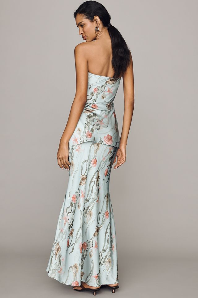 AMUR Tiered Strapless Dress #2
