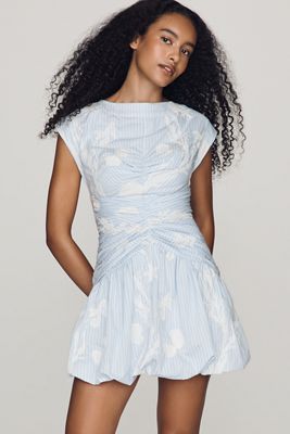 AMUR Rowyn Ruched Bubble Dress