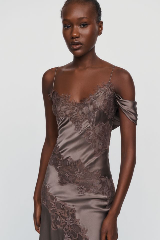 AMUR Reese 100% Silk Maxi Dress #1