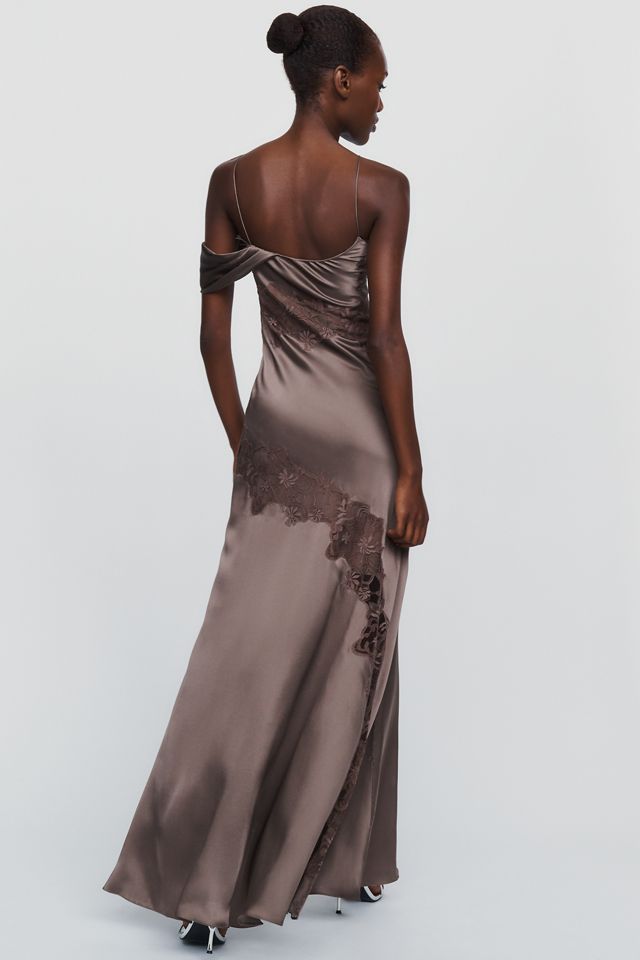 AMUR Reese 100% Silk Maxi Dress #3