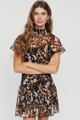 AMUR Evelyn Mini Dress by Anthropologie