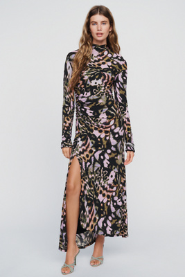 AMUR Isabella Printed Midi Dress by Anthropologie