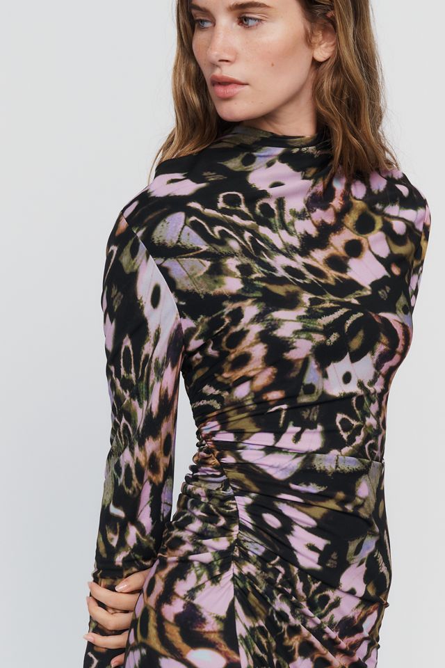 AMUR Isabella Printed Midi Dress #1