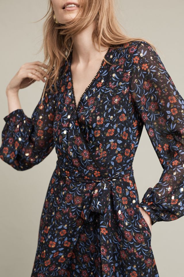 Rosebush Midi Wrap Dress #1