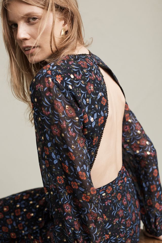 Rosebush Midi Wrap Dress #3