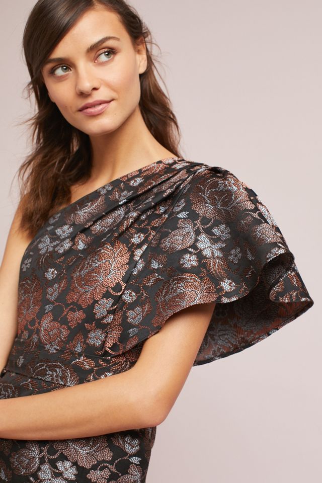 Rose One-Shoulder Dress #2