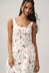 WAYF Drop-Waist Sleeveless Midi Dress