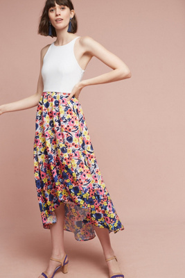 Hutch Bethanie High-low Dress In Blue