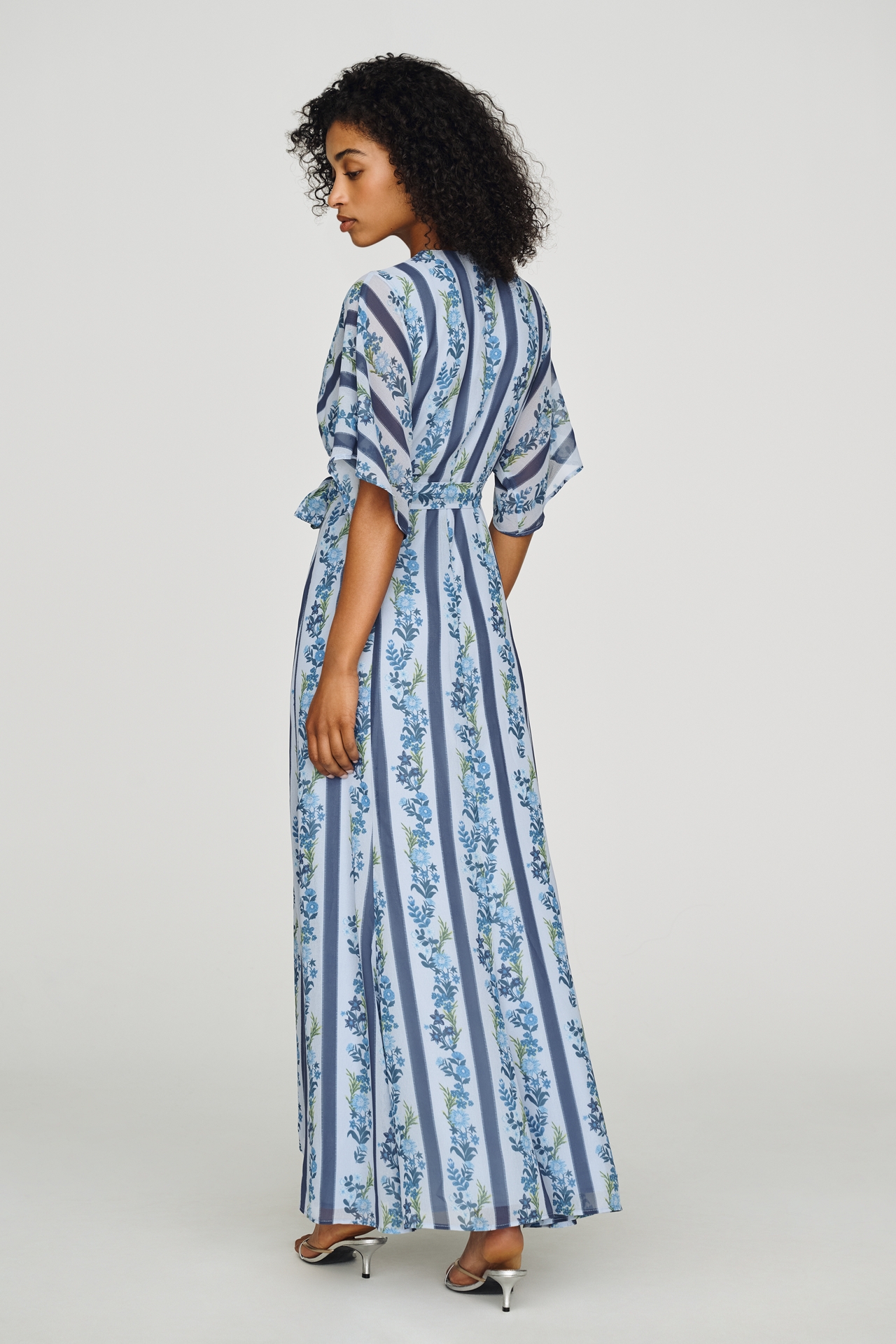 Hutch Iris Strapless Pleated A-Line Midi Dress
