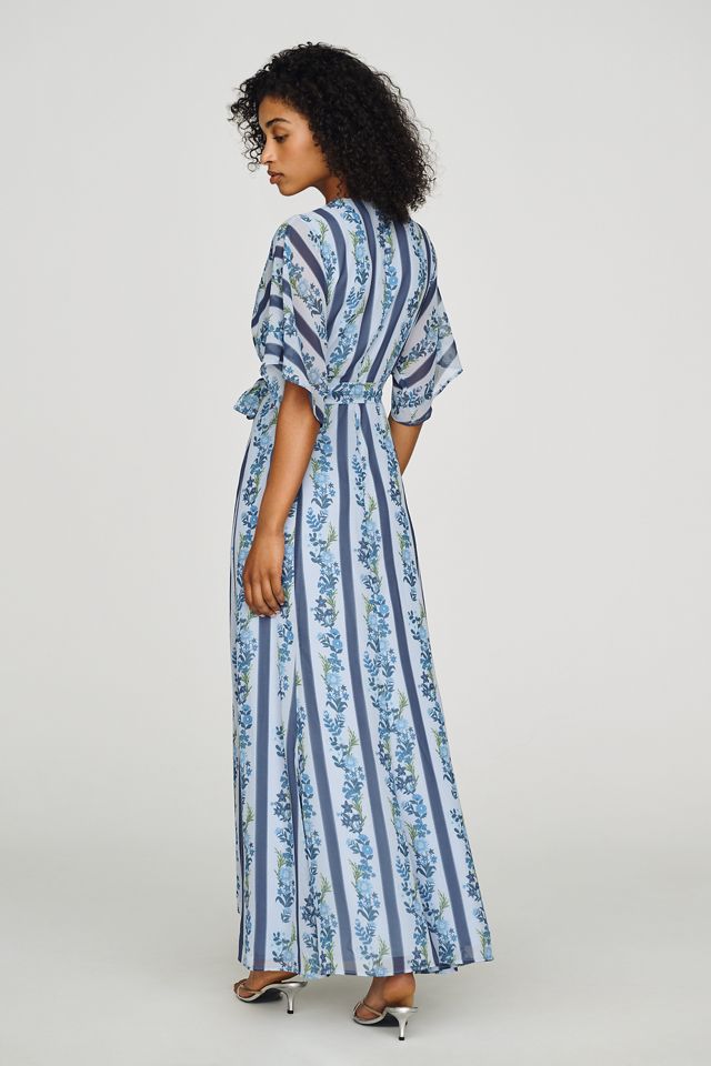 Hutch Iris Strapless Pleated A-Line Midi Dress #2