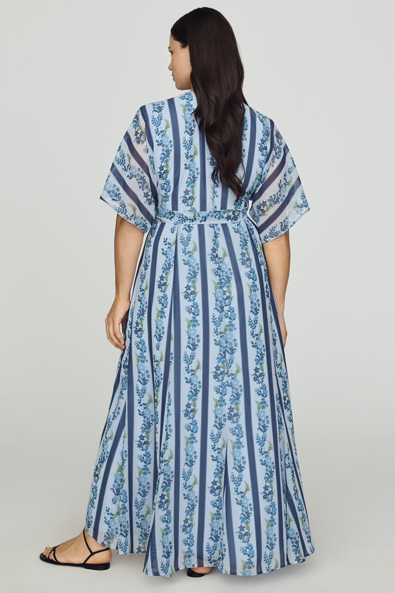 Hutch Iris Strapless Pleated A-Line Midi Dress